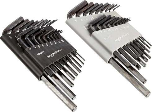 Amazon Basics 36-Piece Allen Wrench/Hex Key Set - SAE/Metric