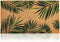 Tropical Green Palm Welcome Mat, Natural Coir Doormat (30 x 17.2 x 0.5 in)