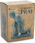 Dicksons Joyful in Hope Praying Police Officer 5 inch Gold Resin Stone Table Top Figurine