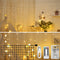 Zhuohao LED Icicle Lights, 10Ft 90 LED Window Curtain String Light, Waterproof Fairy String Lights for Indoor Outdoor Home Garden Wall Decorations, 8 Modes RC, USB Battery Powered, Warm White