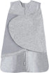 Ftikvo Swaddle-Blanket Baby Girl & Boy Swaddles Newborn Sleep Sack Infant Transition Safe Wrap Blankets 100% Cotton Breathable (Grey, Large, 3-6 Month)
