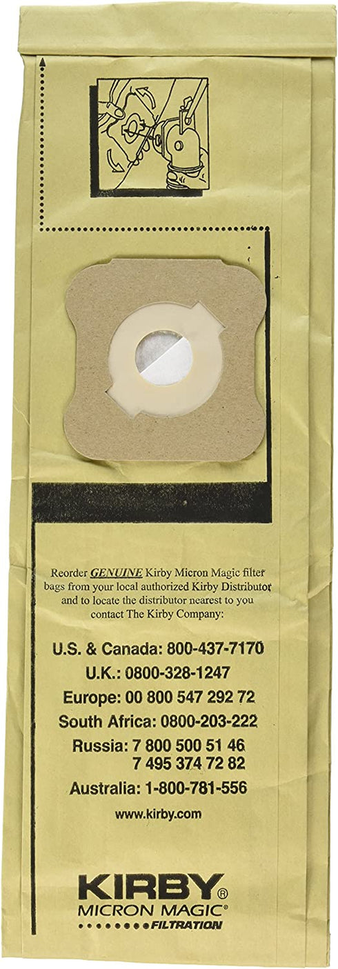 Kirby Micron Magic Vacuum Bags Sentria Ultimate Diamond G6 G5 G4 G3 197394 9pack