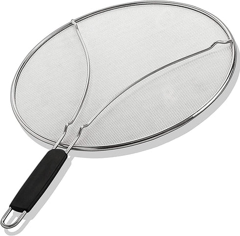 BergKoch Splatter Screen for Frying Pan Stainless Steel Grease Guard for 15 inch Pan to Stop Hot Oil Splatter - Kitchen Tools & Accessories