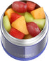 THERMOS FUNTAINER 10 Ounce Stainless Steel Vacuum Insulated Kids Food Jar with Folding Spoon, Purple