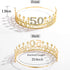 50TH Birthday Gifts for Men, 50 Birthday King sash and Birthday Crown, 50th Birthday Party Supplies and Decorations(Gold?