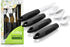 Celley Adaptive Utensils for Elderly, Arthritis, Parkinsons and Handicapped, Non-Weighted, 4 Pcs Set