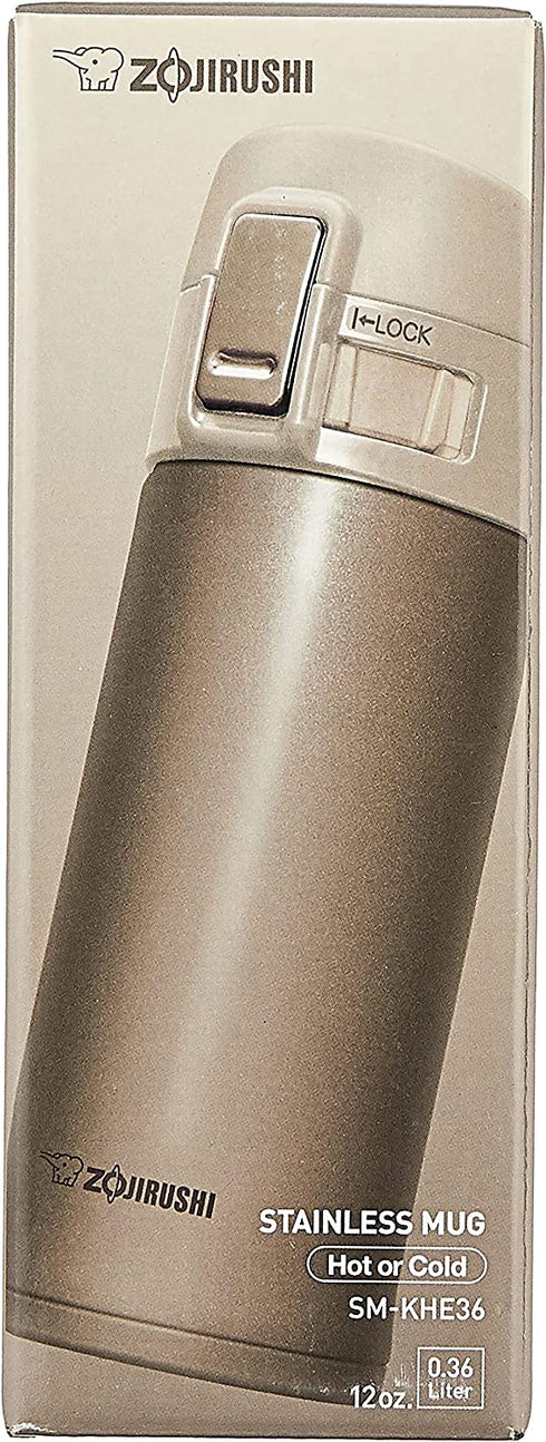 Zojirushi Stainless Steel Mug, 16-Ounce, Champagne Gold