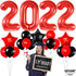 Graduation Decorations 2022 Red and Black - Red 2022 Balloons, 40 Inch | Class of 2022 Decorations Red and Black | Graduation Balloons 2022 | Graduation Party Decorations 2022 | Class of 2022 Balloons