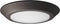 NUVO 62/1163 One Light Flush Mount, 7 in (Diameter), Mahogany Bronze