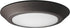 NUVO 62/1163 One Light Flush Mount, 7 in (Diameter), Mahogany Bronze