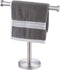 KES Towel Rack T-Shape Hand Towel Holder Stand Dish Towel Holder SUS304 Stainless Steel for Bathroom Vanity Kitchen Countertop Brushed Finish, BTH208S10-2