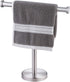 KES Towel Rack T-Shape Hand Towel Holder Stand Dish Towel Holder SUS304 Stainless Steel for Bathroom Vanity Kitchen Countertop Brushed Finish, BTH208S10-2