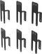 ZIYOO Non Slip Mattress Gaskets for Smart Foldable Bed Base, Anti-Slip Baffle Fit for Metal Bed Frames, 6 PCS