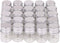 MaxMau 100 Sets Small Glass Bottles with Aluminum Cap Screw Top Lids 5 Milliliter Tiny Vials DIY Art Craft Storage