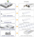 AVISARA Under Cabinet Lights Wireless - Motion Sensor Light Indoor - Led Under Cabinet Lighting - Battery Operated Lights for Closet - Closet Lights Motion Sensored - Under Counter Lights for Kitchen