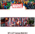 Silver Buffalo Marvel Canvas Avengers Letters Wall Art, 30 x 12 inches