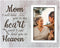 Memorial Gifts Picture Frame - Loss of A Mother Sympathy Gifts, In Memory of Mother Forever in Our Hearts, Fits 4x6 Inches Photo