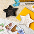 2 Pieces Friend Are Like Stars Tray Long Distance Gift Graduation Trinket Dish Star Shaped Ceramic Ring Jewelry Dish Friendship Inspirational Holder Tray Decorative Jewelry Trinket Trays for Friend