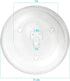 APPLIANCEMATES 11.25" Microwave Glass Turntable Plate Replacement Compatible with GE and Samsung- 11 1/4" Microwave Glass Turntable Tray Replaces WB49X10097,WB39X0078,WB49X10034,EAP651544,PS651544