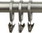 Rod Desyne Curtain Pivot Rings for 5/8-Inch Rod, Satin Nickel, Set of 10