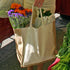 Simple Ecology Organic Canvas & Jute Reusable Tote and Grocery Shopping Bag - XL and Mini sizes