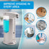 Automatic Touchless Soap Dispenser, Soap Dispenser for Bathroom, Kitchen, Equipped with Infrared Motion Sensor Suitable for Hand Soap, Dish Soap, Sanitizer