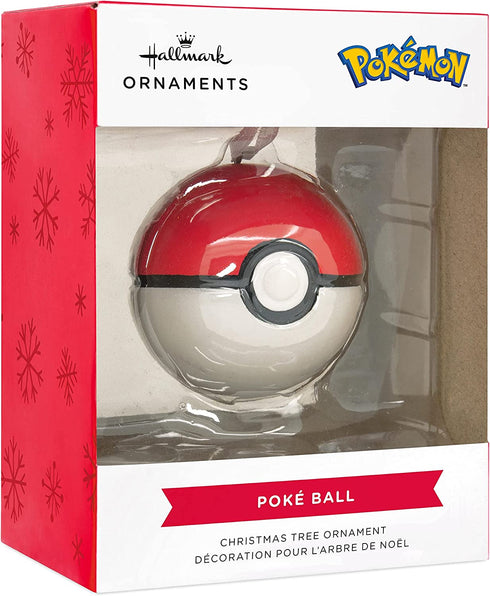 Hallmark Pok©mon Pok© Ball Christmas Ornament, Multicolor (0002HCM9491)