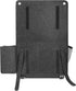 Telaero Bedside Caddy,Felt Bed Storage Organizer with 5 Pockets,Magazine Phone TV-Remote iPad Tablet Glasses Holder for Bed Sofa Desk Bunk Home Dorm (Black)