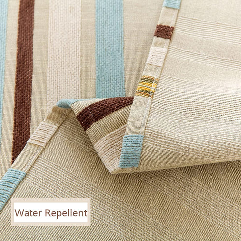 Stripe Rectangle Tablecloth, Water and Stain Resistant Indoor and Outdoor Table Cloth Decorative, Table Cover for Picnics Parties Dining Kitchen Tables?51x70 Inch?