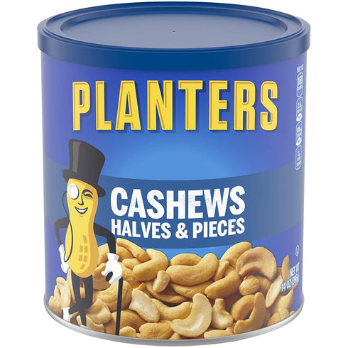 Planters Salted Cashew Halves & Pieces (14 oz Canister)