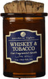 Northern Lights Candles Whiskey and Tobacco Spirit Candle, 5 oz, Amber