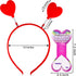 JOYIN 18 Packs Valentines Day Heart Headband with Card Headers for Classroom Exchange Prizes, Valentines Greeting Cards, Valentine Party Favors, Valentine Exchange Gifts