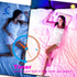 Dalattin Led Lights for Bedroom 50ft , Smart Bluetooth Led Strip Lights That Sync with Music Ambient Lighting for Room, Game, Party (2 Rolls of 25ft)