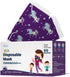 WeCare Disposable Face Masks For Kids, 50 Printed Masks, Individually Wrapped