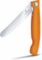 Victorinox Swiss Classic Classic Foldable Paring Knife, Wavy Edge Orange 4.3 in