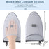 Garment Steamer Ironing Gloves Anti Steam Glove Waterproof Heat Resistant Gloves Complete Care Protective Garment Steaming Mitt with Finger Loop for Clothes Steamers (Star Pattern, Gray)