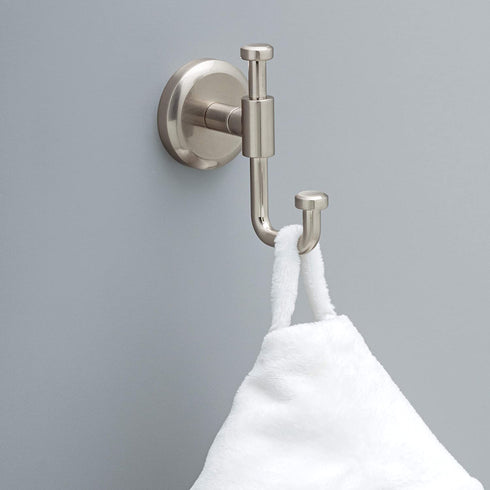 Delta Faucet Westdale Towel Hook, SpotShield Brushed Nickel , Bathroom Accessories, WSD35-BN