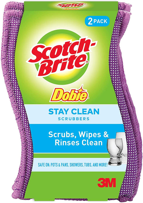 Scotch-Brite Stay Clean Scrubbers - 2 CT