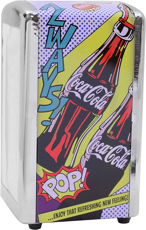 Tablecraft Coca-Cola Pop! Full Napkin Dispenser, Red