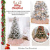 Rose Gold Christmas Tree Skirt 24 Inches Sequin Tree Skirt Small Tree Skirt for Christmas Decorations