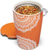 Tea Forte Kati Cup Chakra, Ceramic Tea Infuser Cup with Infuser Basket and Lid for Steeping Loose Leaf Tea