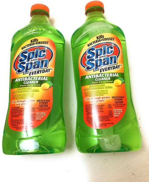 Spic and Span Antibacterial Cleaner Refills 2 PACK - 28 fl oz