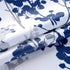 DriftAway Leah Abstract Floral Blossom Ink Painting Room Darkening Thermal Insulated Grommet Unlined Window Curtains 2 Panels Each Size 52 Inch by 84 Inch Navy Silver Gray