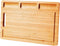 InnoStrive Cutting Board 100% Organic Bamboo Cutting Board For Kitchen Durable Chopping Board For Meats Bread Fruits With Deep Juice Croove (15 x 10 x 0.75 inches)€¦