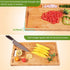 InnoStrive Cutting Board 100% Organic Bamboo Cutting Board For Kitchen Durable Chopping Board For Meats Bread Fruits With Deep Juice Croove (15 x 10 x 0.75 inches)€¦
