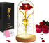Klysimath Beauty and The Beast Rose, Red Rose Gifts for Women, Forever Rose in Glass Dome, Enchanted Rose Romantic Gifts for Her, Girlfriend, Wife, Mom, Valentine's Day, Mother's Day