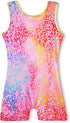 HOZIY Gymnastics Leotards for Girls Toddlers Biketards Unicorn Dinosaur Rainbow Mermaid Leopard Donut Galaxy