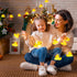 20 LED Children's Room LED String Lights for Holiday Wall Window Tree Decorative Party Yard Garden Kids Bedroom Living Dorm Uses Squeeze Sound Squeaky - Duck