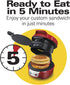 Hamilton Beach Breakfast Sandwich Maker, Red (25476)