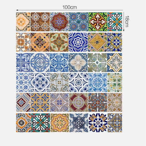 yazi Stair Stickers Decals Peel and Stick Viny Tile Backsplash Stair Brick Pattern Stair Riser Refurbished Stair Treads Decals Removable Staircase murals Christmas Decorate 7''W x 39''L (Set of 6)
